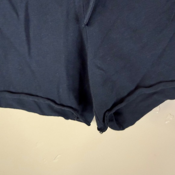 Skims Size Large Ribbed Black Lounge Shorts Womens Elastic Drawstring Waist - Picture 5 of 6